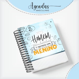 capa agenda masculina homem sem dividas arquivo digital