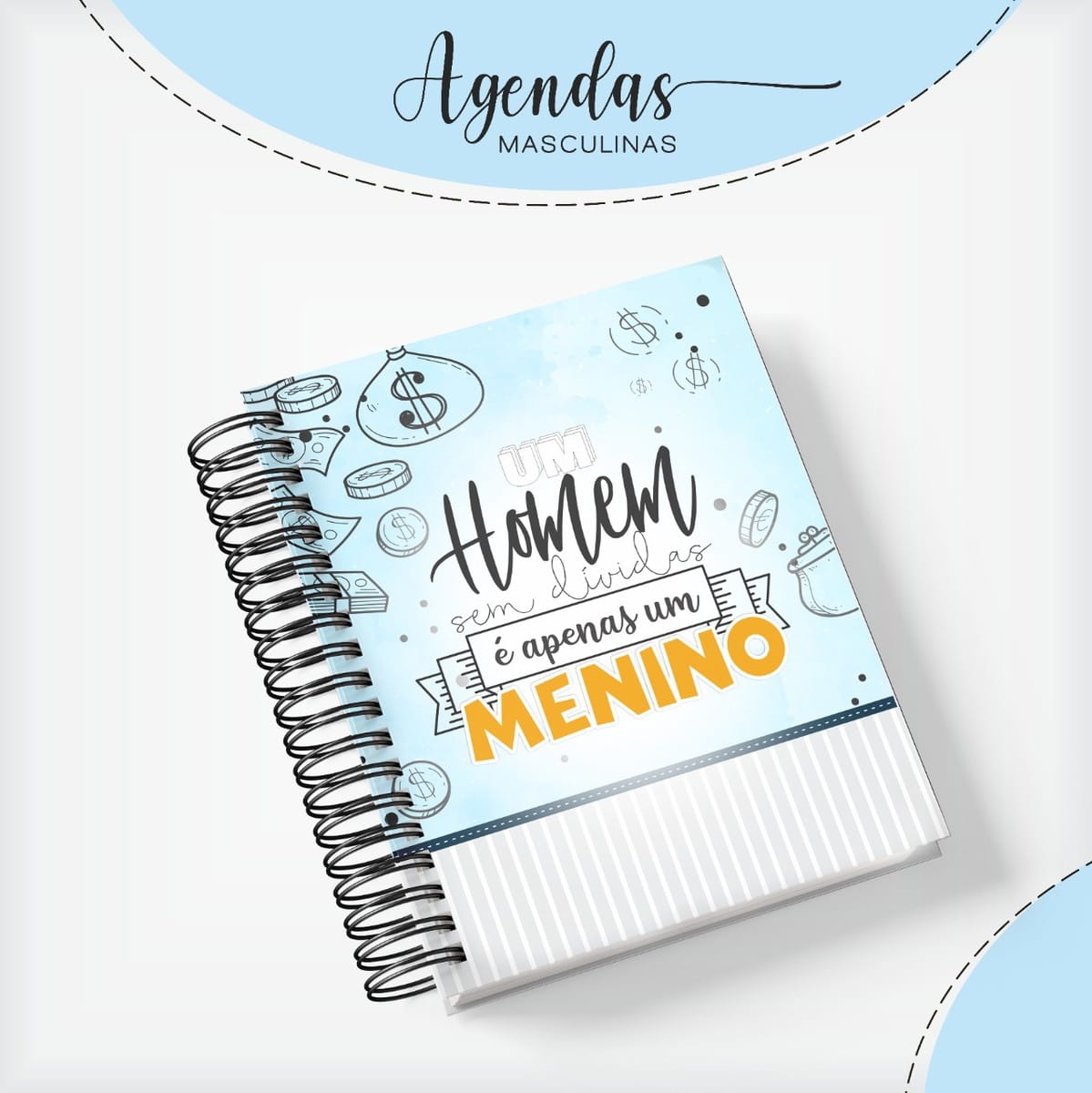 Capa Agenda Masculina Sem Dívidas Digital para Editar 1 Capa Agenda Masculina Sem Dívidas Digital para Editar