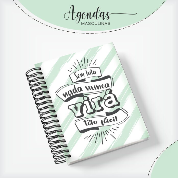 Capa Agenda Masculina Verde