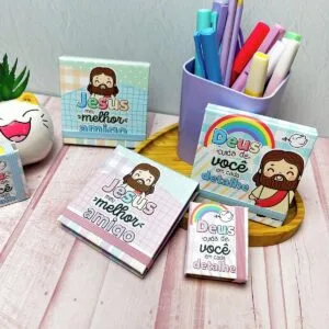 Capa de Bloquinhos Post It Bíblico