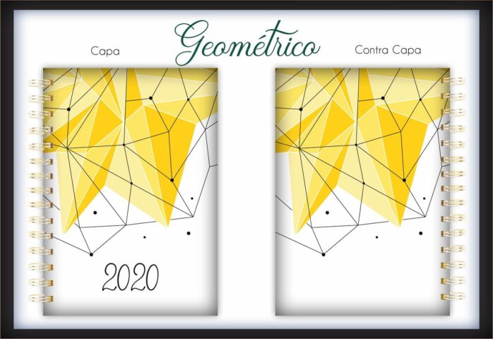 Capa e Contracapa Geométrico
