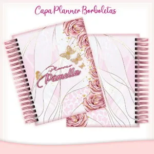Capa Planner Borboletas 9 Capa Planner Borboletas