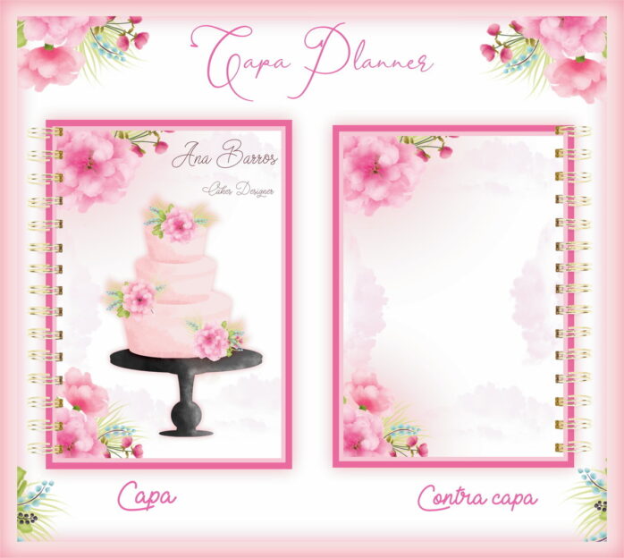 Capa Planner Confeitaria - Arq. Digital