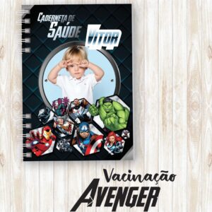 Capa Vacinação Menino Vingadores