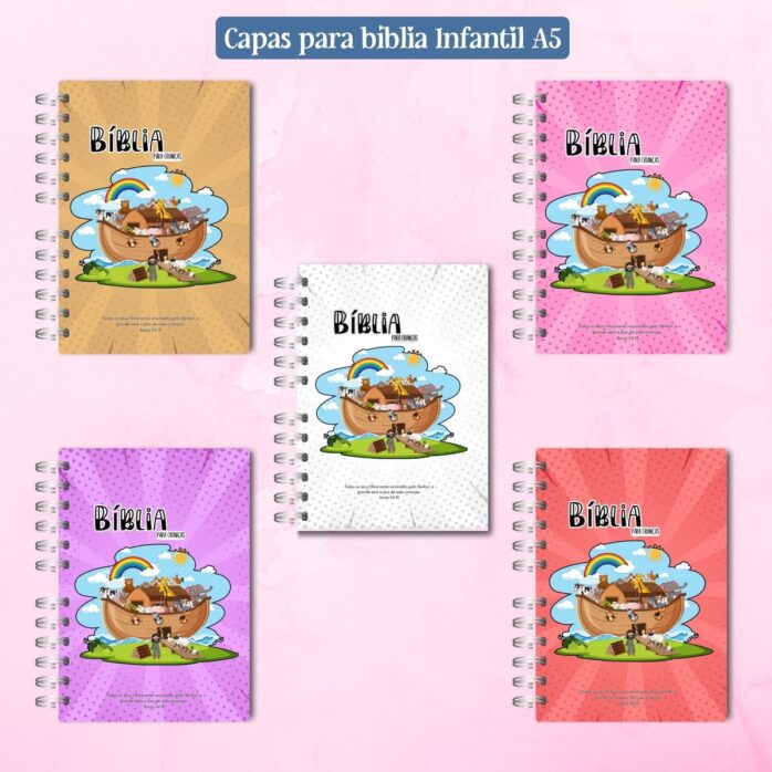 Capas Bíblia Infantil A5 e 18x18