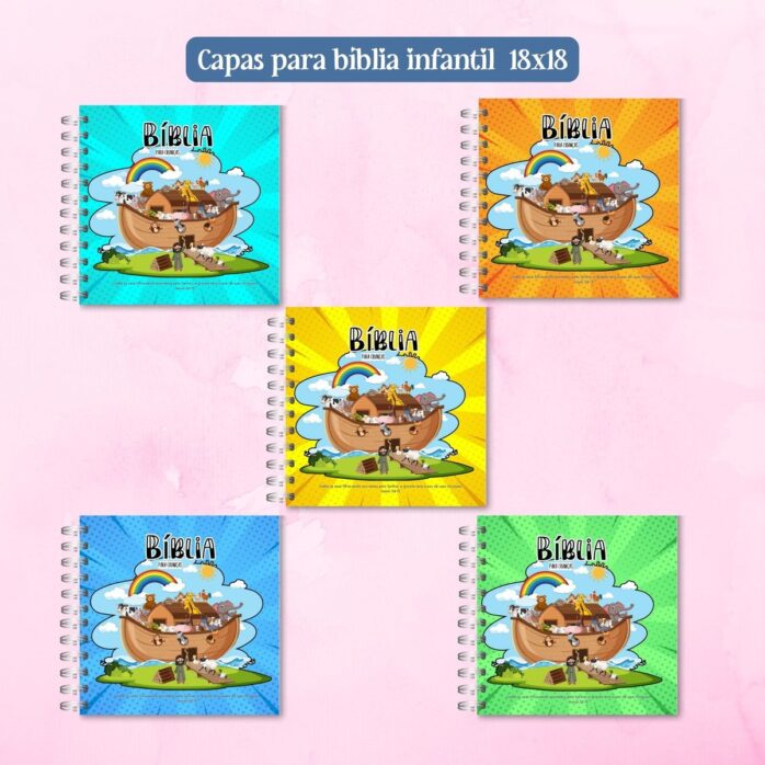 Capas Bíblia Infantil A5 e 18x18