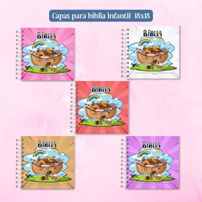 Capas Bíblia Infantil A5 e 18x18