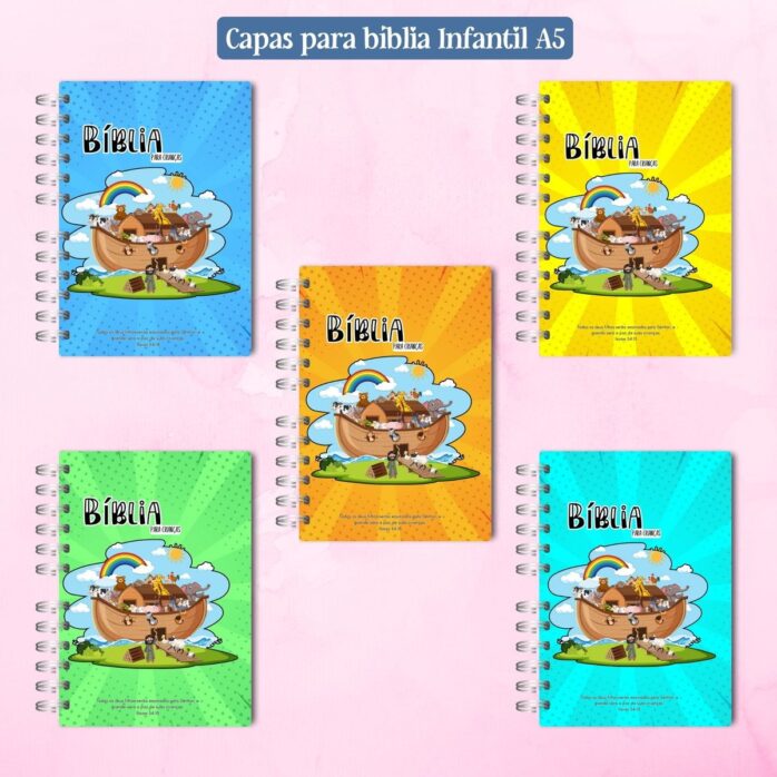 Capas Bíblia Infantil A5 e 18x18