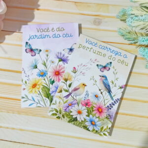 Capas para Bloquinho 7x10 PNG Jardim Encantado 5 capas bloquinho 7x10 png