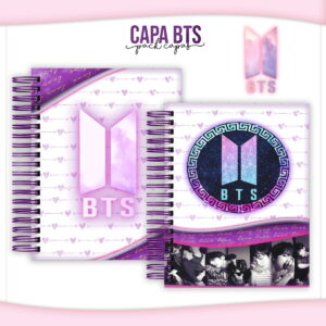 capas cadernos bts arquivo digital papelaria digital