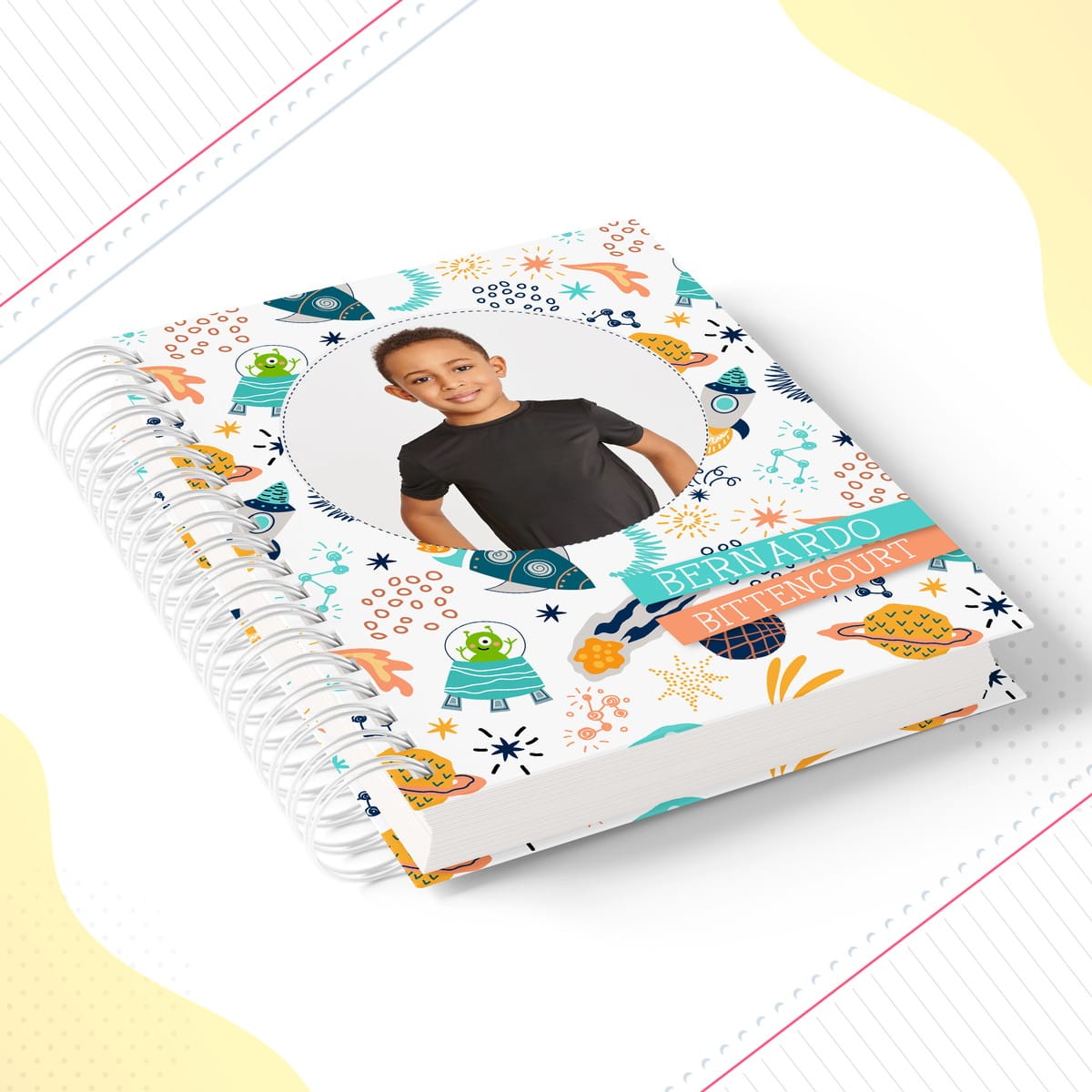 Kit Capas Infantis Tema Espacial em PNG 1 Kit Capas Infantis Tema Espacial em PNG