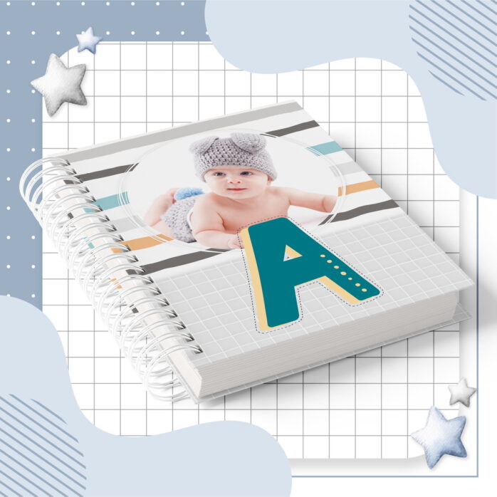 Capas Encadernação Alfabeto Menino