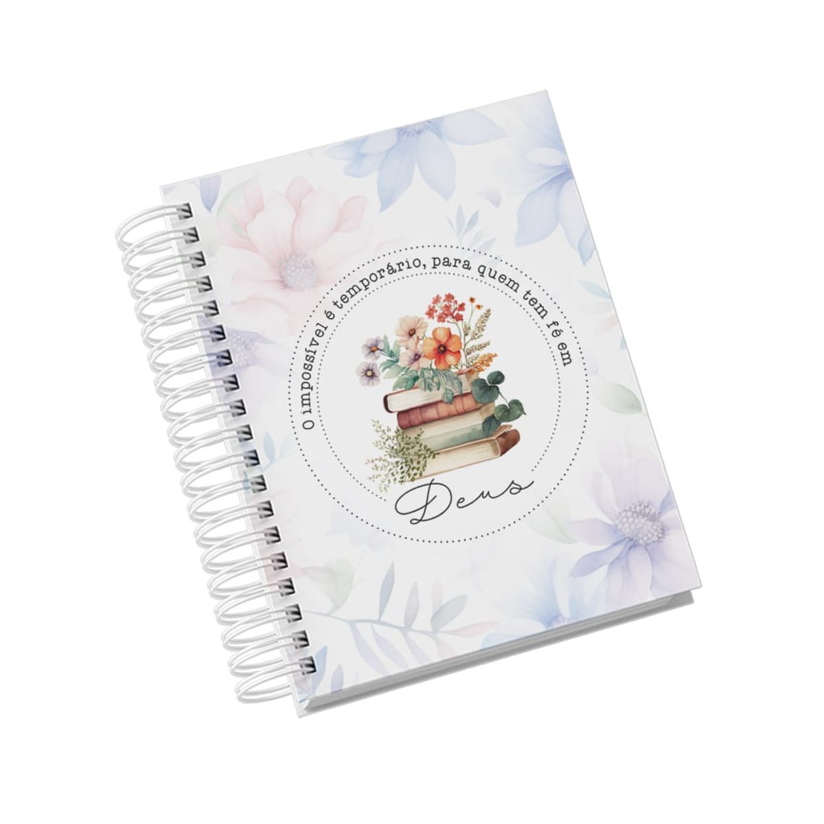 Kit Capas para Encadernação Devocional com Frases Floral 5 Kit Capas para Encadernação Devocional com Frases Floral - Imagem 5