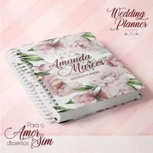 Capas Florais Planner Noiva 8 Capas Florais Planner Noiva