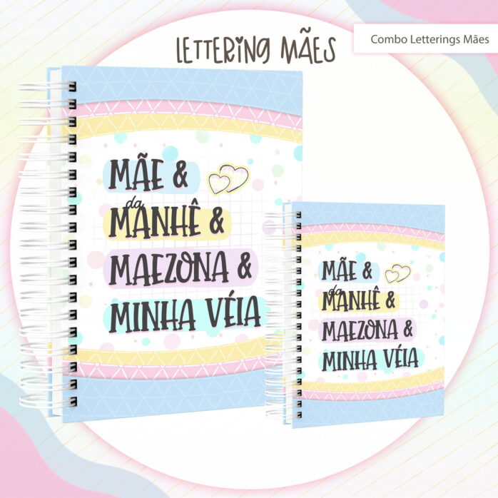 Capas Lettering Mães