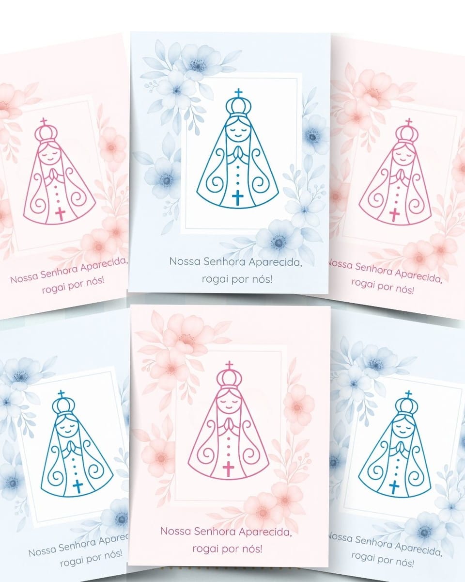 Capas Digitais Nossa Senhora Aparecida Minimalista 2 Capas Digitais Nossa Senhora Aparecida Minimalista - Imagem 2