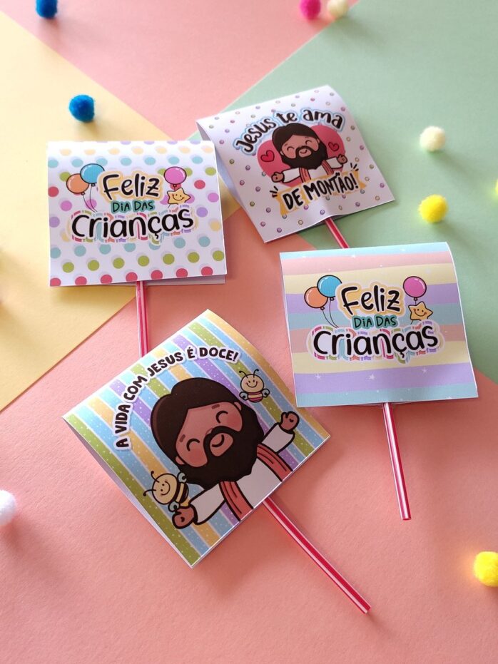 Capas Para Pirulitos Dia Das Crianças
