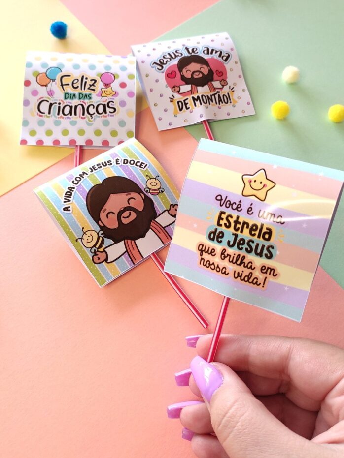 Capas Para Pirulitos Dia Das Crianças