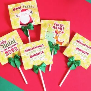 Capas Pirulitos Natal