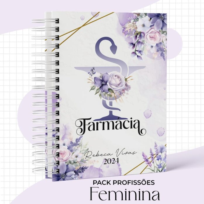 Capas Profissões Feminina Lilás