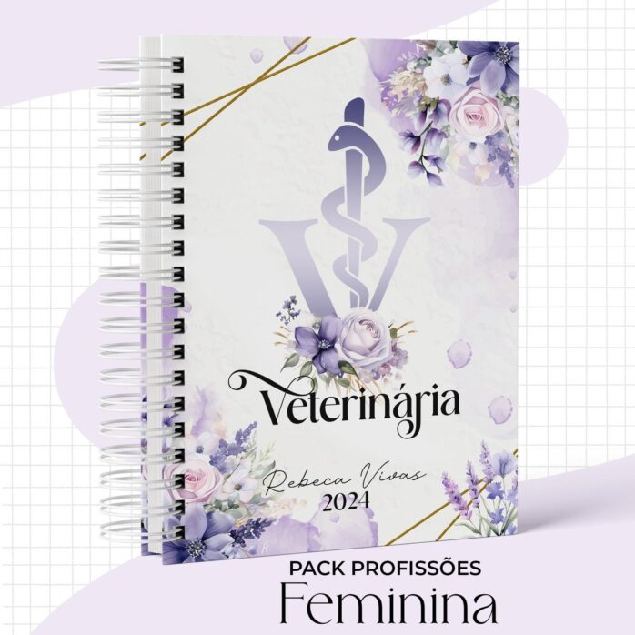 Capas Profissões Feminina Lilás
