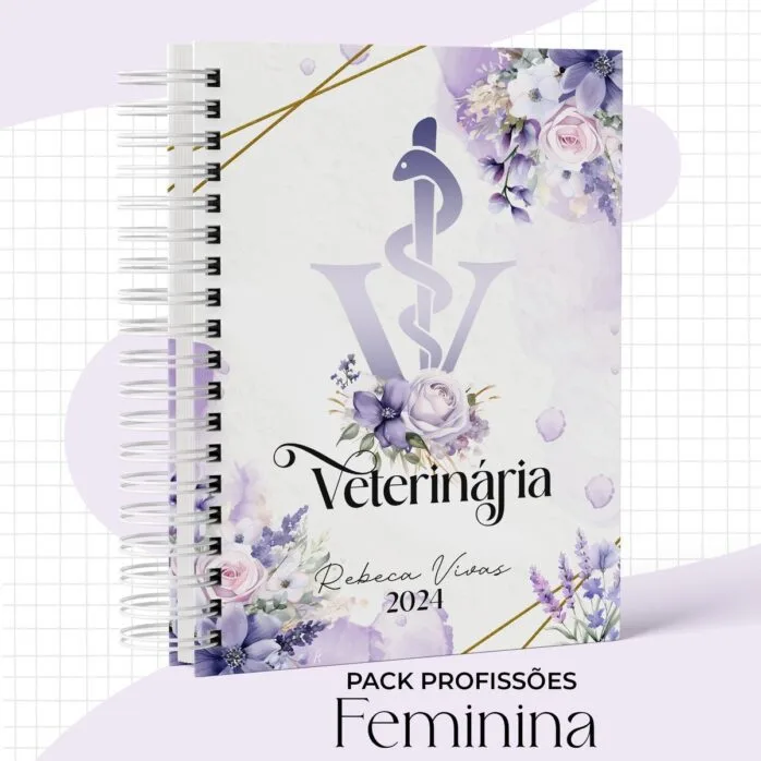Capas Profissões Feminina Lilás