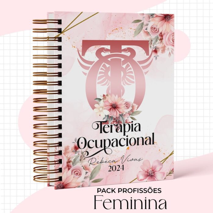 Capas Profissões Feminina Rosa