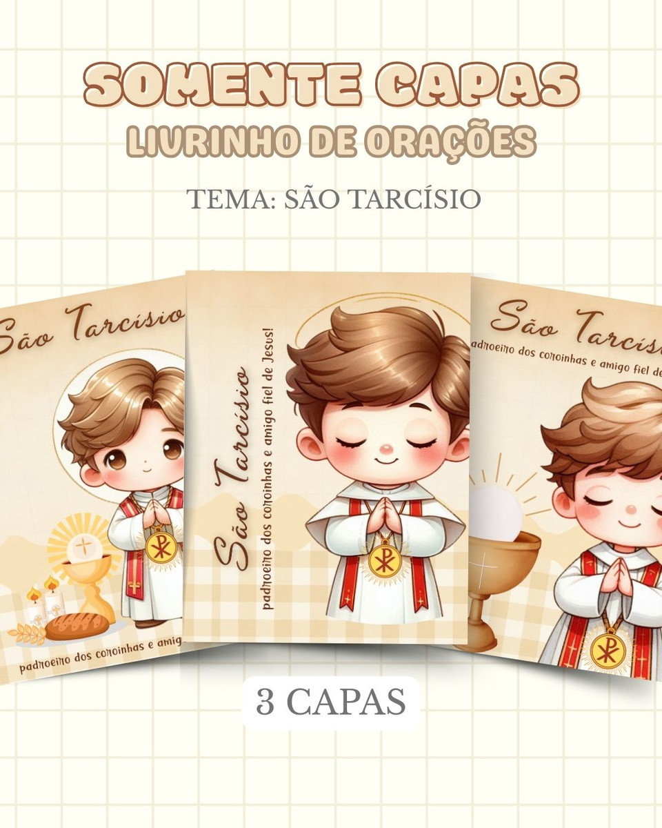 Capas São Tarcísio Digital PNG para Personalizar 1 Capas São Tarcísio Digital PNG para Personalizar