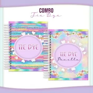 Capas Tie Dye Lilas e Glitter 25 Capas Tie Dye Lilas e Glitter