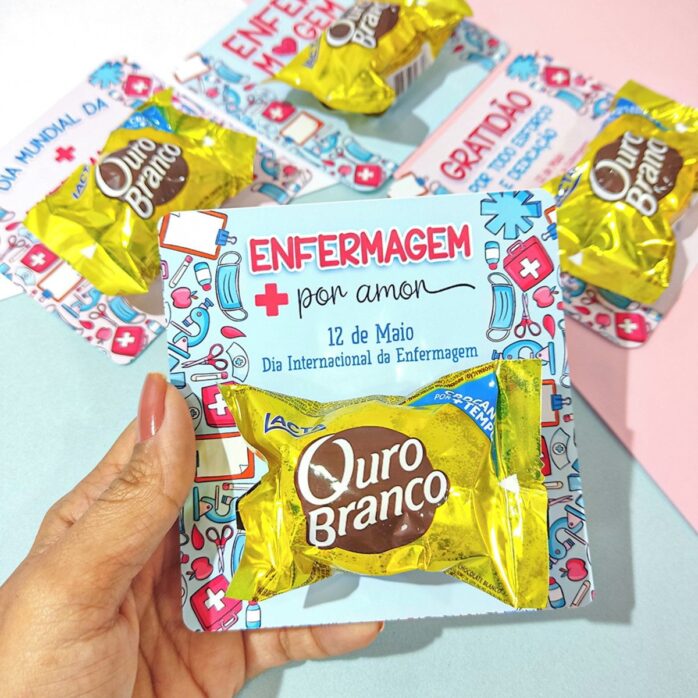Card Bombom Dia Dia do Enfermeiro