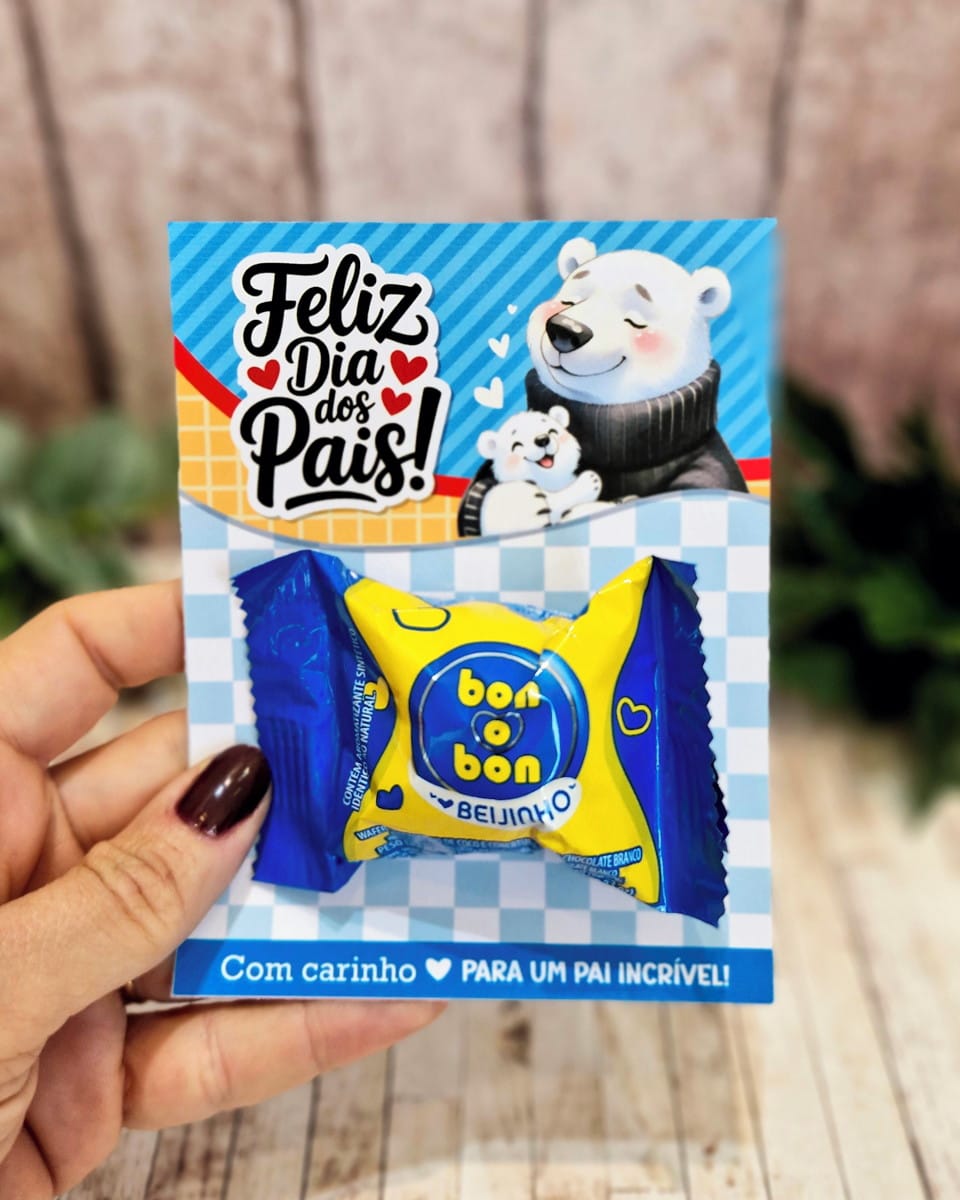 Card Bombom Dia dos Pais PDF Arquivo Digital para Imprimir 1 Card Bombom Dia dos Pais PDF Arquivo Digital para Imprimir