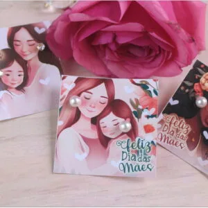 Card Brincos Dia das Mães 12 Card Brincos Dia das Mães