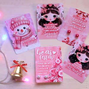 card brincos natal rosa arquivo digital
