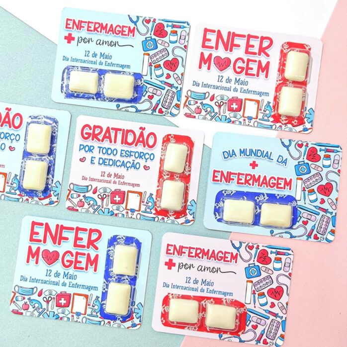 Card Chiclete Dia Dia do Enfermeiro