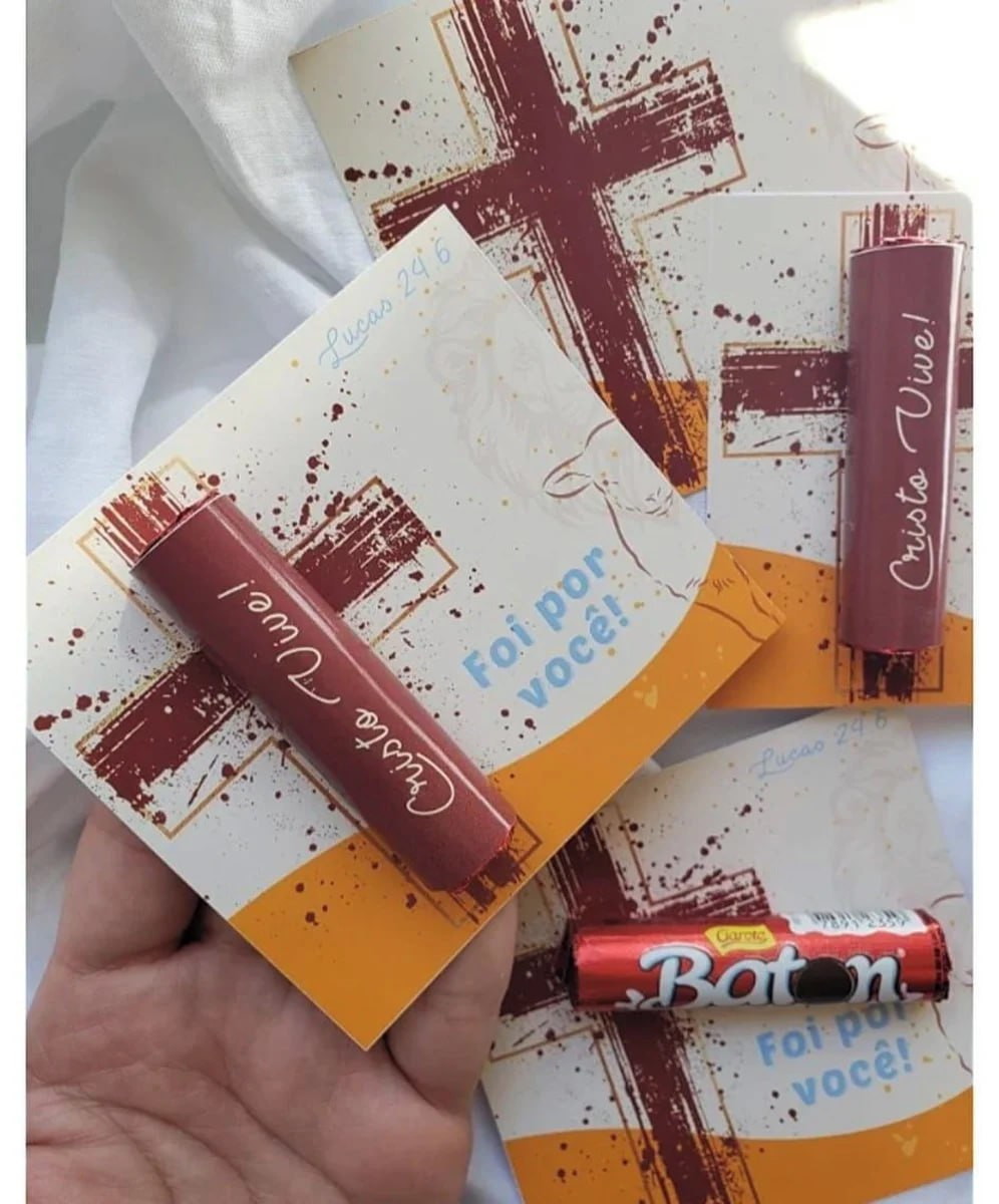 Card de Páscoa Religioso para Imprimir e Recortar 1 Card de Páscoa Religioso para Imprimir e Recortar