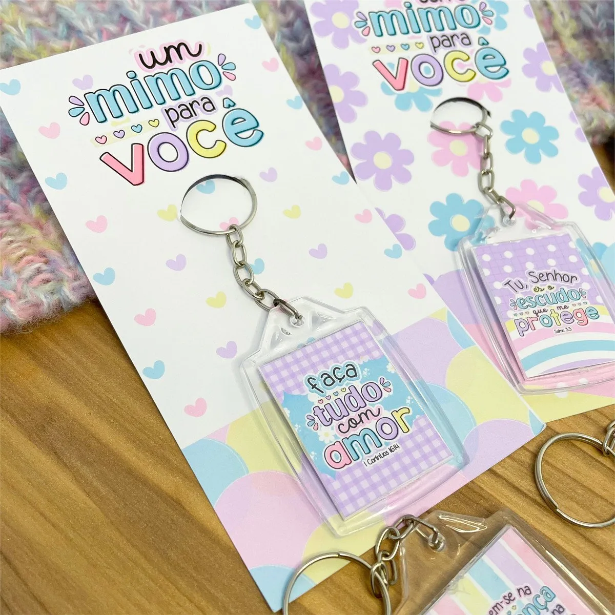 Card e Chaveiro Frases