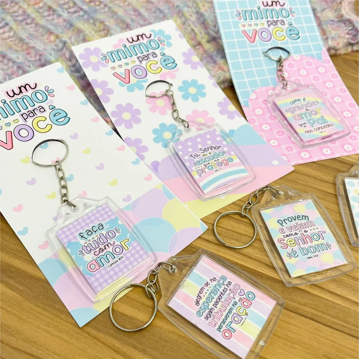 Card e Chaveiro Frases