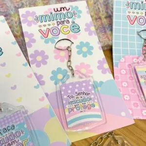 Card e Chaveiro Frases