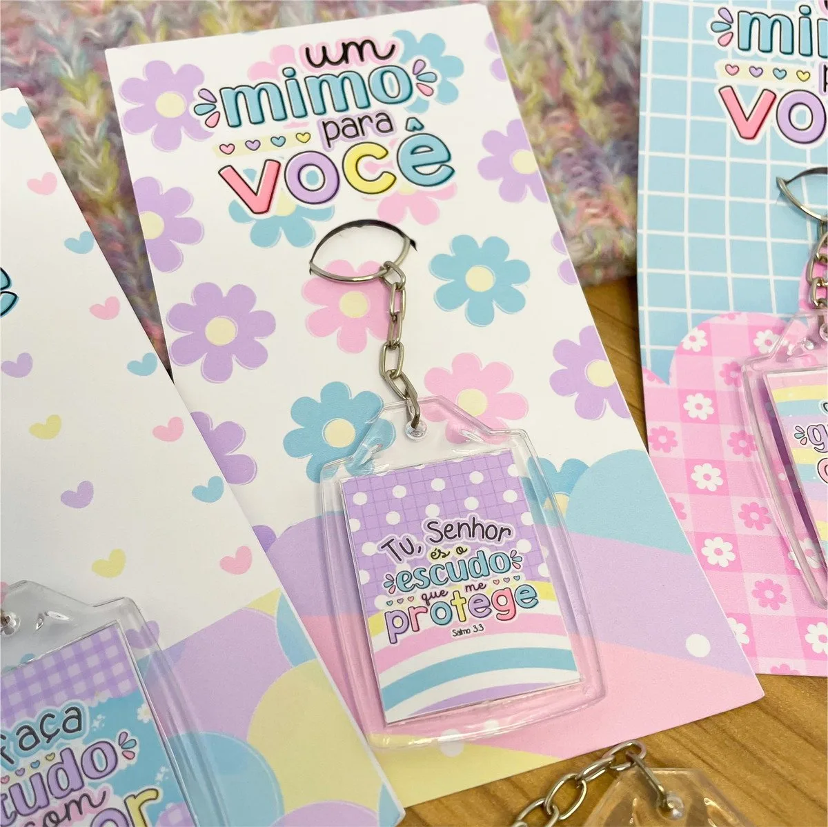 Card e Chaveiro Frases