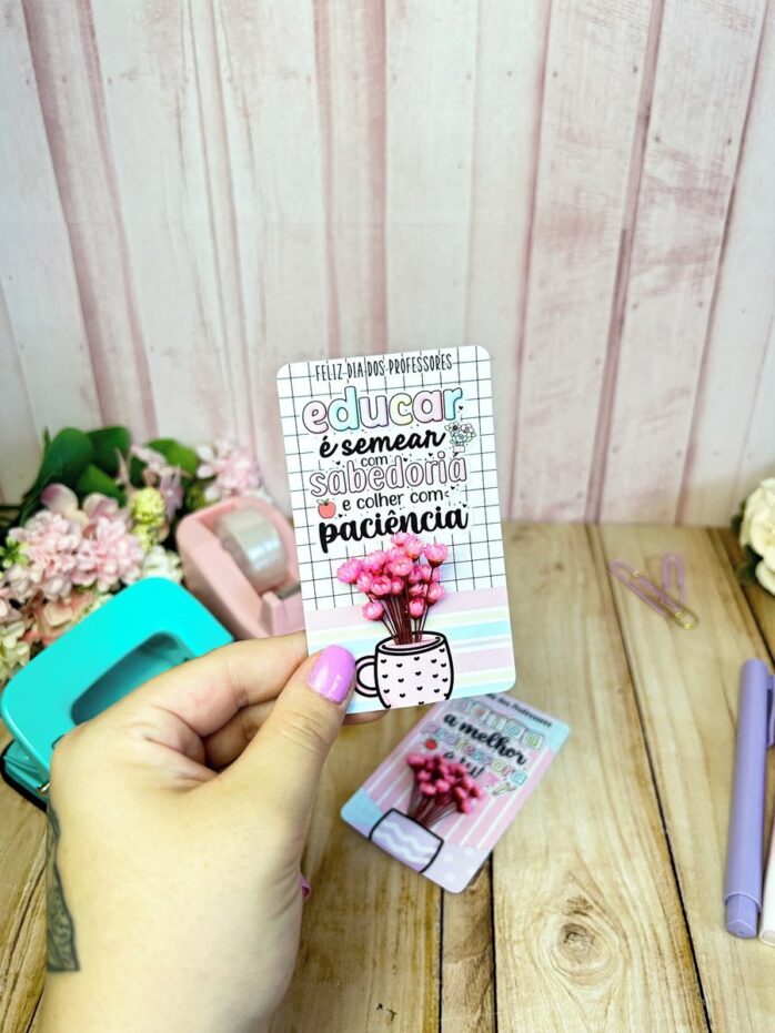Card Florzinha Dia dos Professores