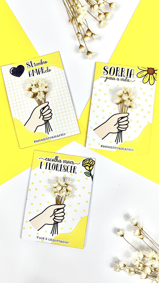 Card Setembro Amarelo PNG e PDF Arte Digital de Flor 2 Card Setembro Amarelo PNG e PDF Arte Digital de Flor - Imagem 2