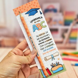 Card Lápis ABC Imprimível para Lembrancinha de Formatura 10 card lapis abc arquivo digital para imprimir