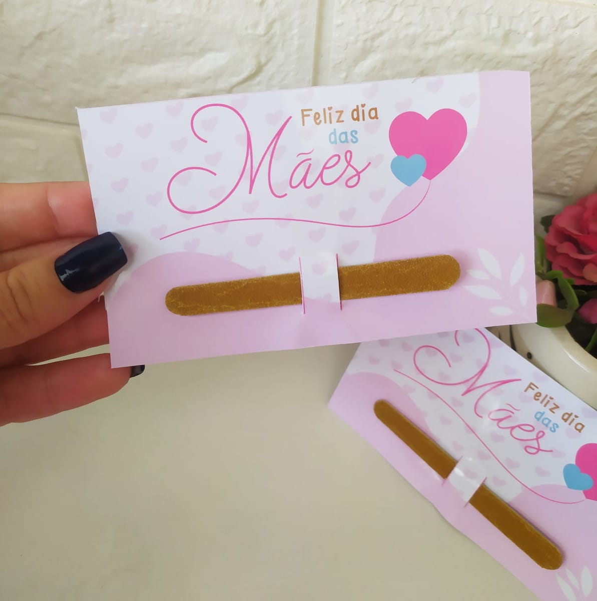 Card Lixa Unha Dia das Mães Arquivo Digital 4 Card Lixa Unha Dia das Mães Arquivo Digital - Imagem 4