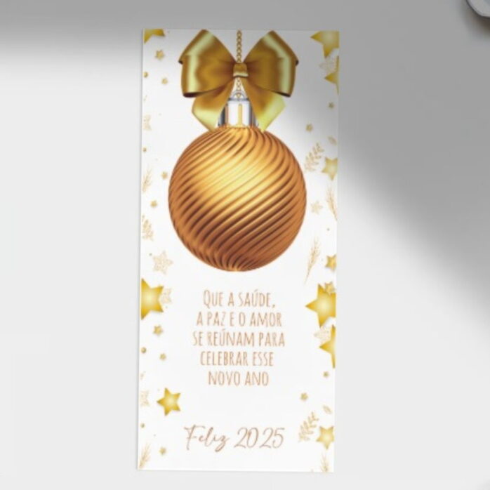 Card Meia Esfera Feliz 2025 - Png e pdf