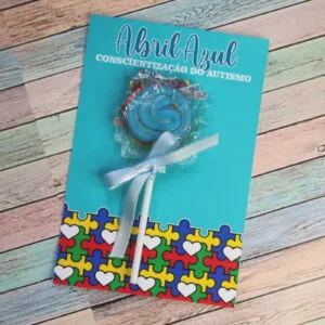 Card Pirulito Autismo 16 Card Pirulito Autismo
