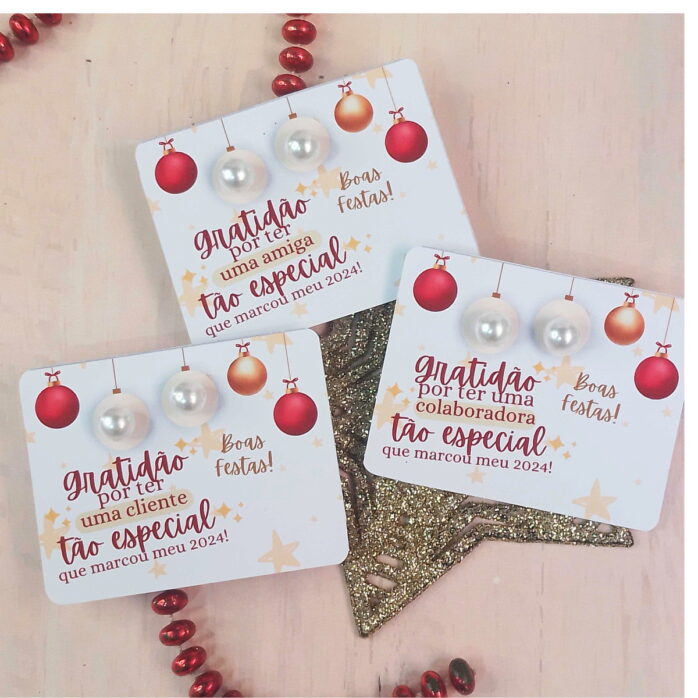 Card Retangular Brinco Natal - Pdf, Png e Canva