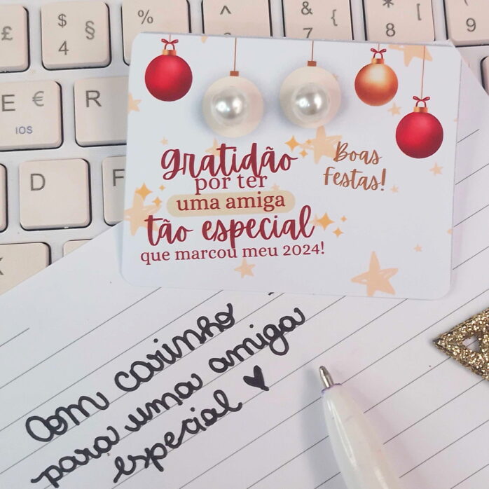 Card Retangular Brinco Natal - Pdf, Png e Canva