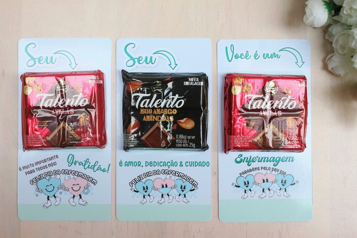 Card Dia do Enfermeiro para Lembrancinhas Fofas 1 Card Dia do Enfermeiro para Lembrancinhas Fofas