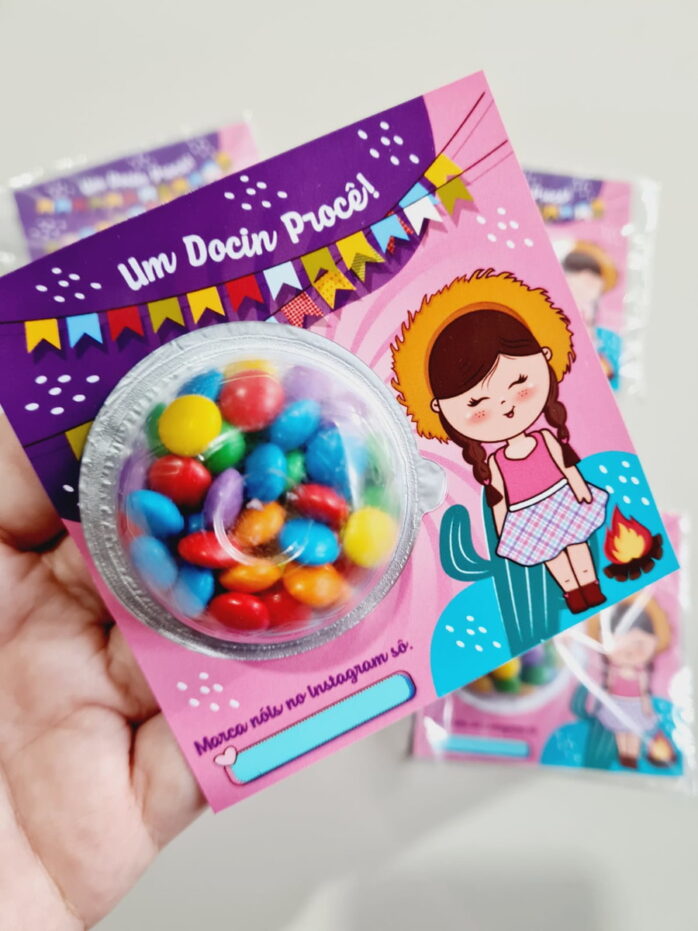 Cartão Blister Mimo Festa Junina - Png e pdf