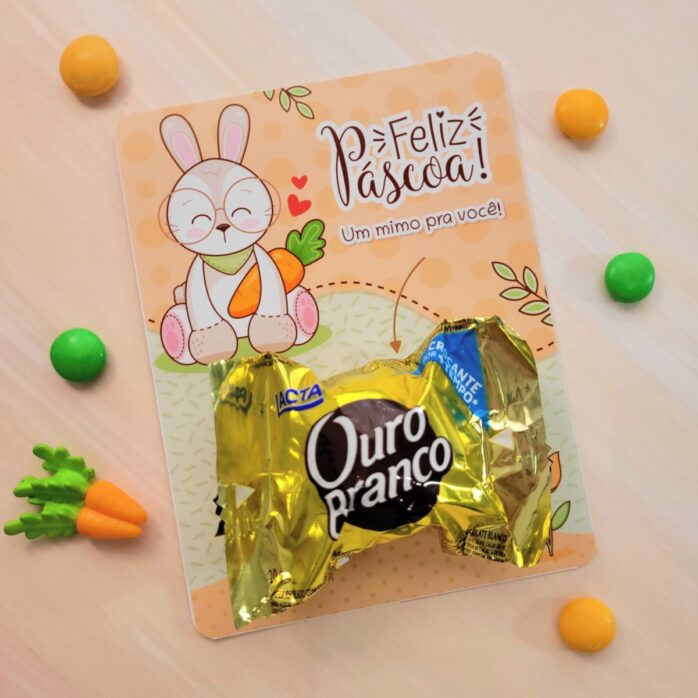 Cartão Bombom Páscoa